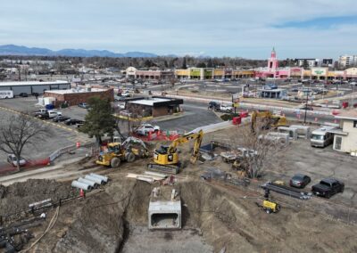 February 2nd - Newland close for construction.