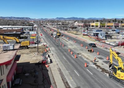 March 10th - Colfax is two lanes in each direction.