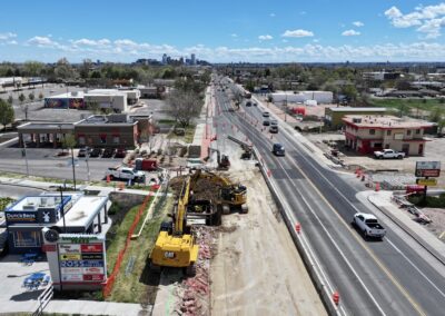 April 28th - Colfax is two lanes in each direction.