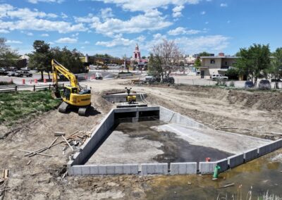 May 14th - Outfall structure is almost complete.