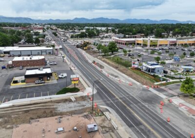 June 2nd - Colfax is two lanes, Newland is closed.