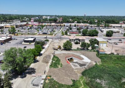 June 6th - The out fall structure is complete.