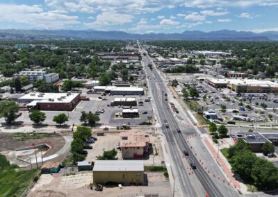 June 16 - Aerial photo looking at Colfax to the west.