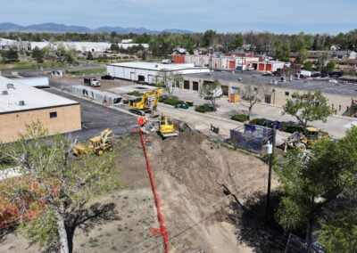 Picture looking at construction on 16th Ave.
