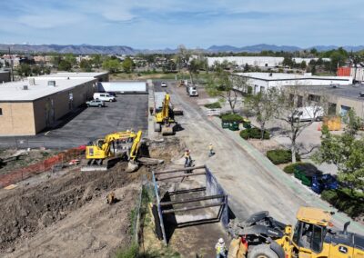 Picture looking at construction on 16th St.