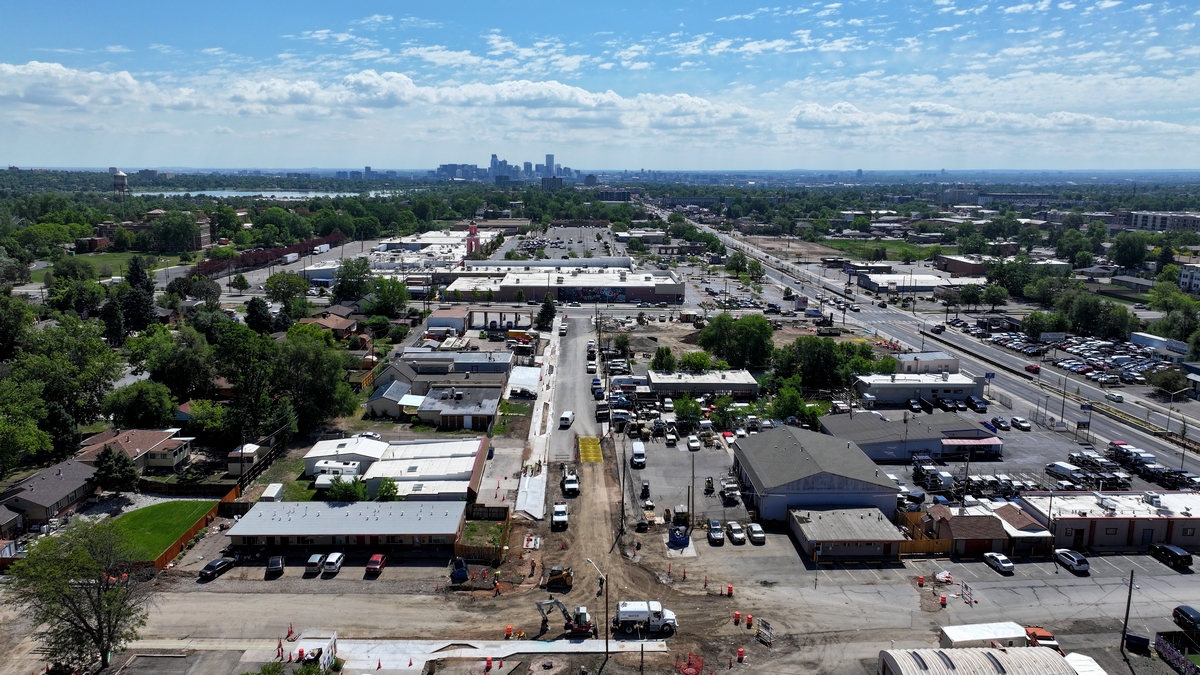 06-08-26 a Aerial picture showing the paving progress on Lakewood Pl.